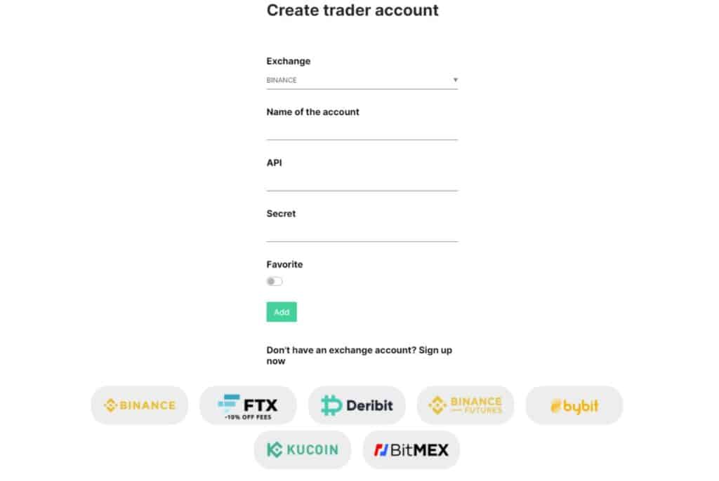 Create Wunderbit Trading account