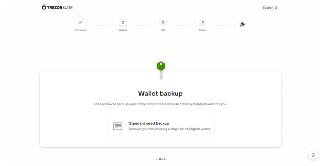 Trezor Wallet Backup