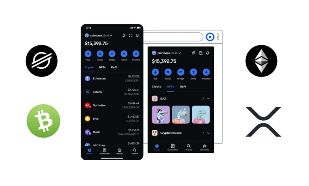 Coinbase Wallet drops support for XRP, BCH, XLM and ETC
