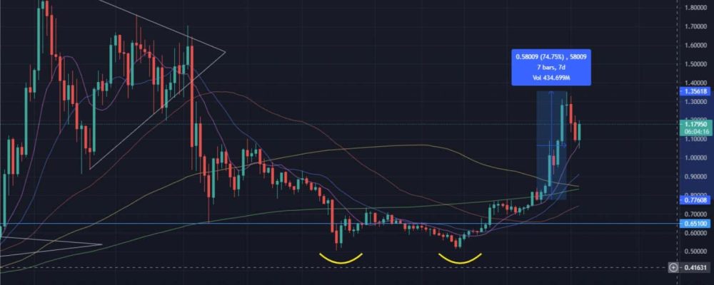 XRP gains almost 75% in 7 days. What's going on!